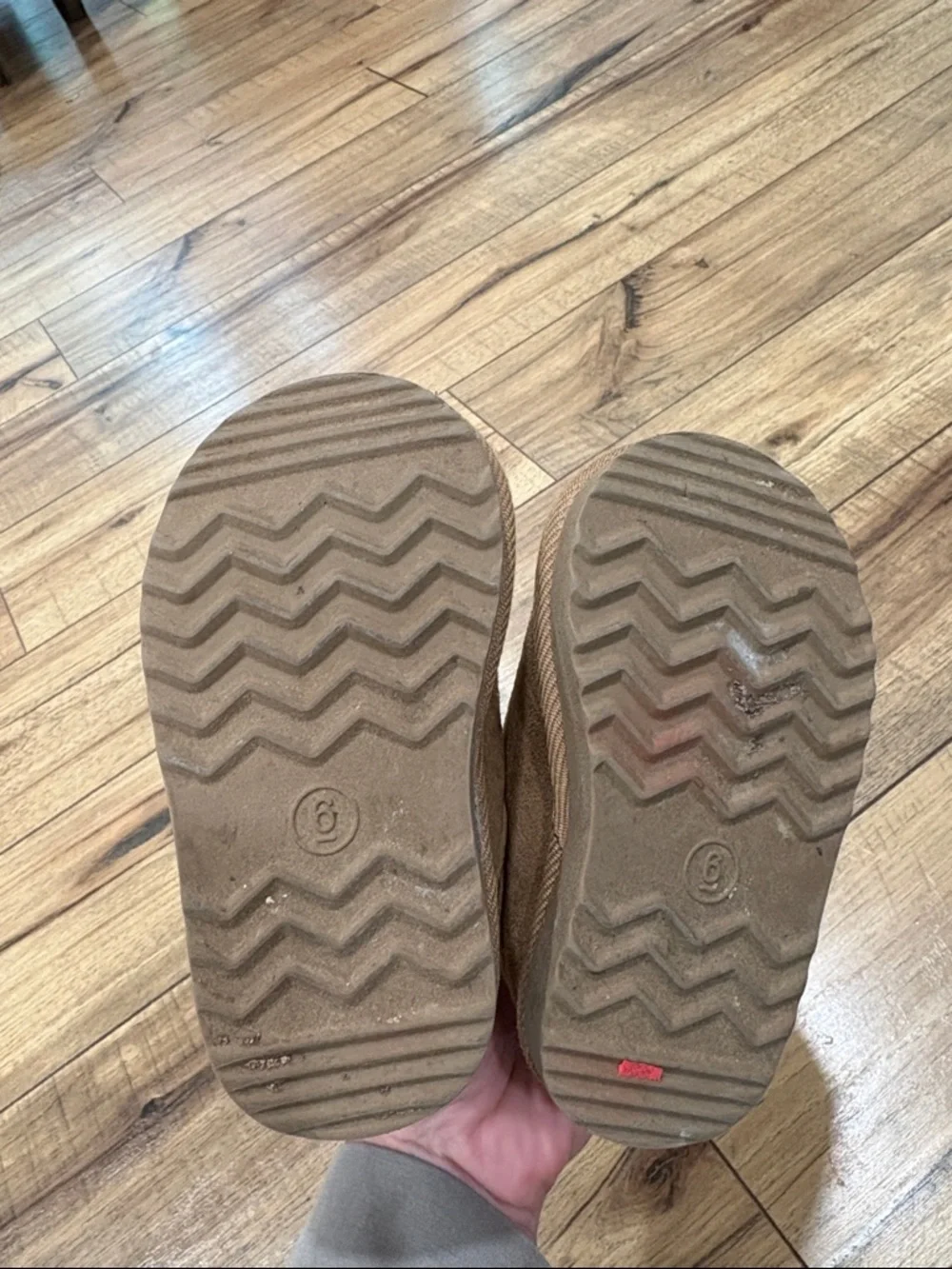 Cat & Jack Kids’ Tan Moccasin Slippers
